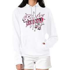 Cincinnati Reds Starter Women's Drive-In Pullover Hoodie White