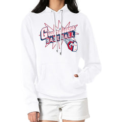 Cleveland Guardians Starter Women's Drive-In Pullover Hoodie White