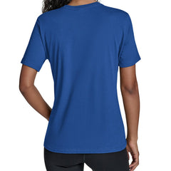 Chicago Cubs Starter Women's Poster Print T-Shirt Royal