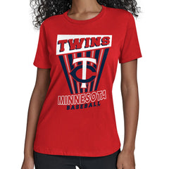 Minnesota Twins Starter Women's Poster Print T-Shirt Red