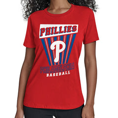 Philadelphia Phillies Starter Women's Poster Print T-Shirt Red