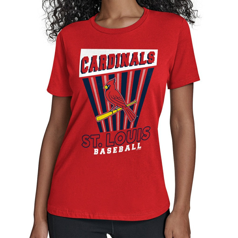 St. Louis Cardinals Starter Women's Poster Print T-Shirt Red