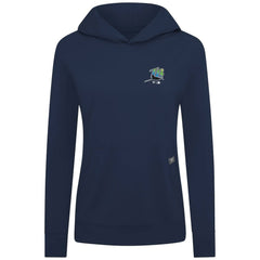 Tampa Bay Rays Levelwear Women's Cooperstown Collection Relay Core Logo Pullover Hoodie Navy