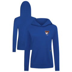 Chicago Cubs Levelwear Women's Cooperstown Collection Relay Core Logo Pullover Hoodie Royal