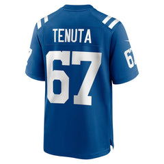 Luke Tenuta Indianapolis Colts Team Game Jersey - Royal