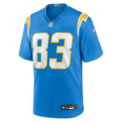 Tyler Conklin Los Angeles Chargers Team Game Jersey - Powder Blue