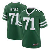 Josh Myers New York Jets Team Game Jersey - Legacy Green