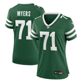 Josh Myers New York Jets Women's Game Jersey - Legacy Green