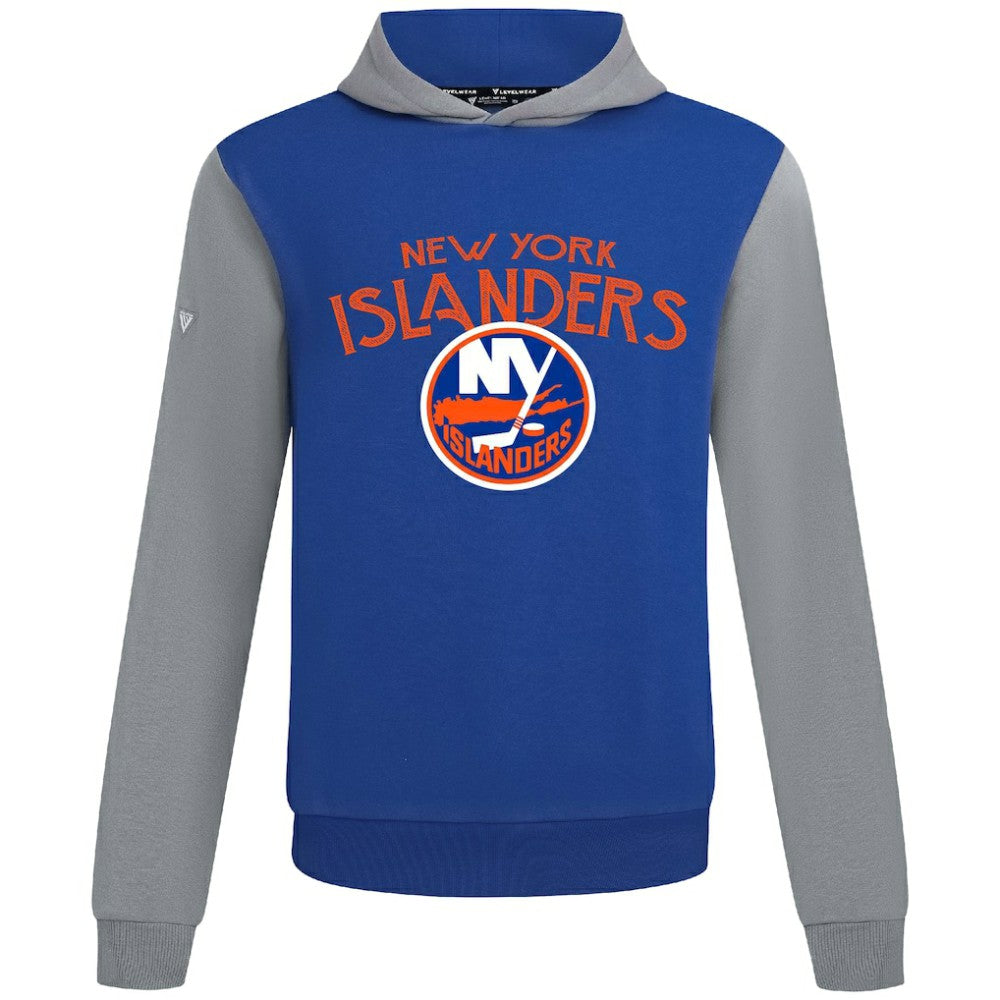 New York Islanders Levelwear Ultimate Mission Pullover Hoodie Royal/Gray