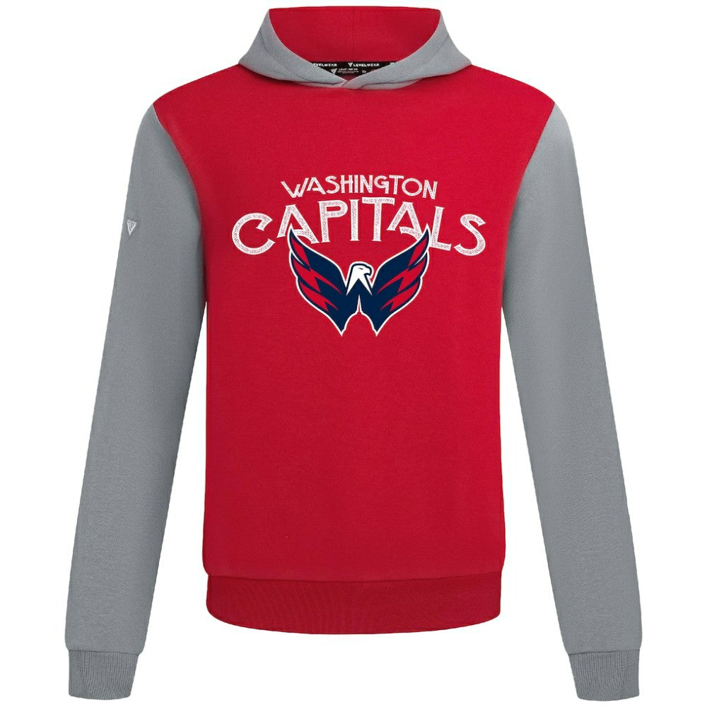 Washington Capitals Levelwear Ultimate Mission Pullover Hoodie Red/Gray