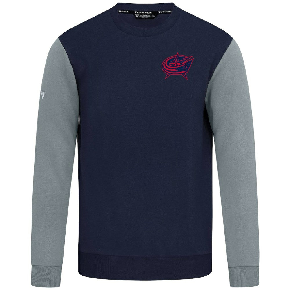 Columbus Blue Jackets Levelwear Ultimate Response Sweatshirt Navy/Gray