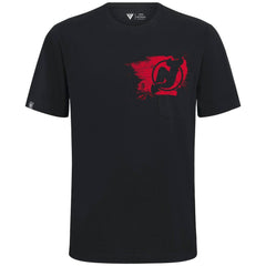 New Jersey Devils Levelwear Focal Blasted T-Shirt Black