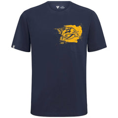 Nashville Predators Levelwear Focal Blasted T-Shirt Navy