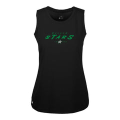 Dallas Stars Levelwear Women's Macy Scratched Tank Top Black