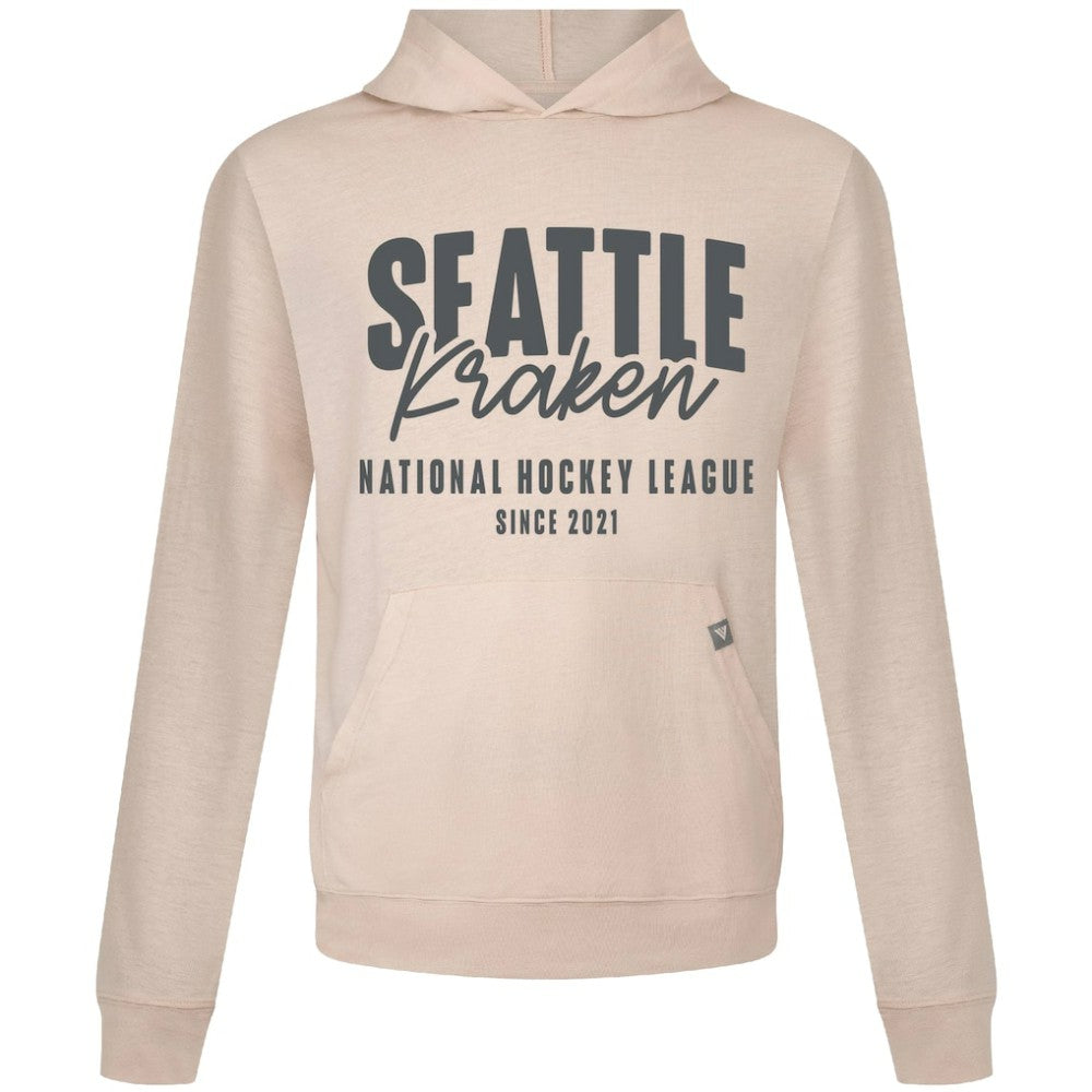 Seattle Kraken Levelwear Relay Response Pullover Hoodie Khaki