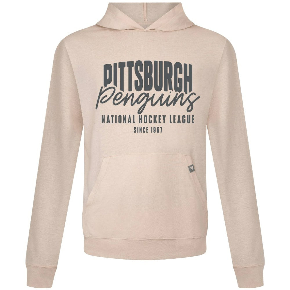 Pittsburgh Penguins Levelwear Relay Response Pullover Hoodie Khaki