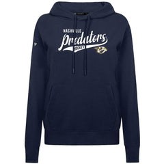 Nashville Predators Levelwear Women's Adorn Glide Pullover Hoodie Navy