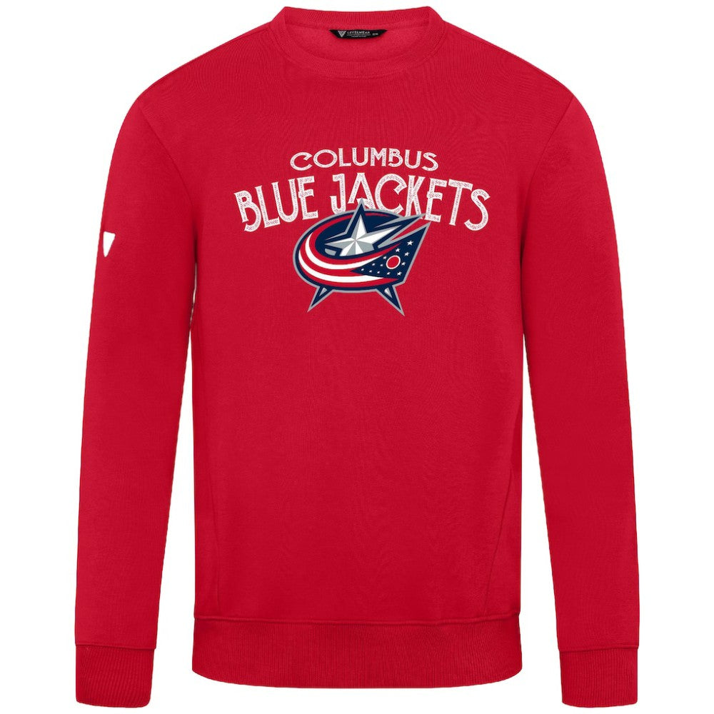 Columbus Blue Jackets Levelwear Zane Mission Sweatshirt Red