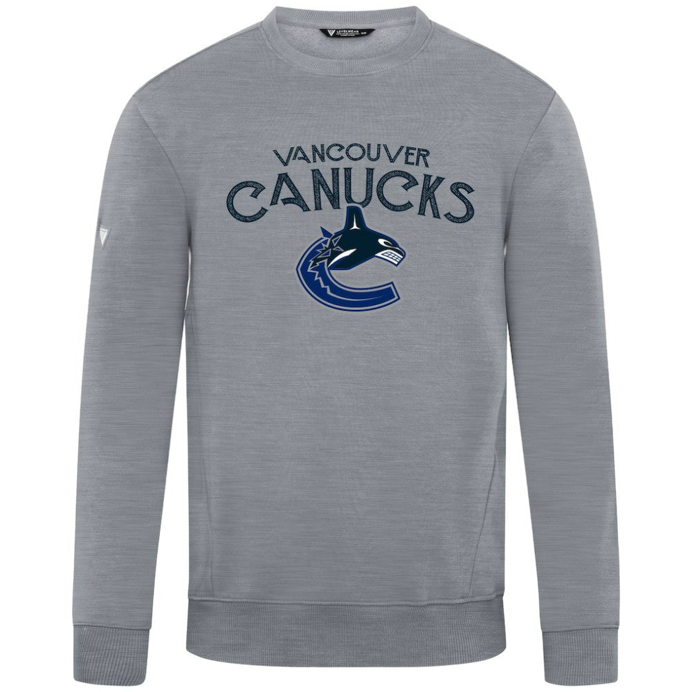 Vancouver Canucks Levelwear Zane Mission Sweatshirt Gray