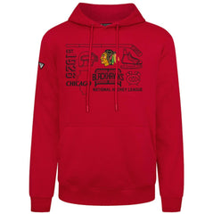 Chicago Blackhawks Levelwear Podium Campaign Pullover Hoodie Red