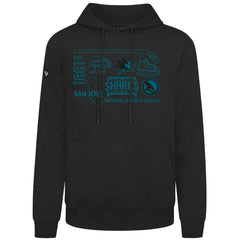 San Jose Sharks Levelwear Podium Campaign Pullover Hoodie Black