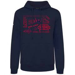Washington Capitals Levelwear Podium Campaign Pullover Hoodie Navy