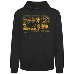 Pittsburgh Penguins Levelwear Podium Campaign Pullover Hoodie Black