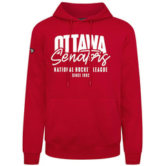 Ottawa Senators Levelwear Podium Response Pullover Hoodie Red