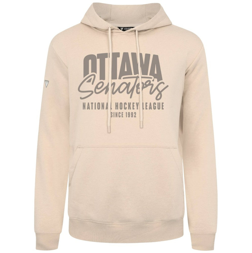 Ottawa Senators Levelwear Podium Response Pullover Hoodie Khaki