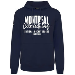 Montreal Canadiens Levelwear Podium Response Pullover Hoodie Navy