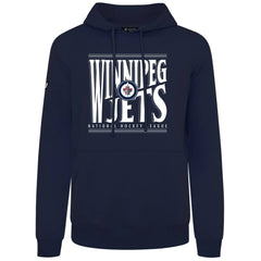 Winnipeg Jets Levelwear Podium Powerhouse Pullover Hoodie Navy