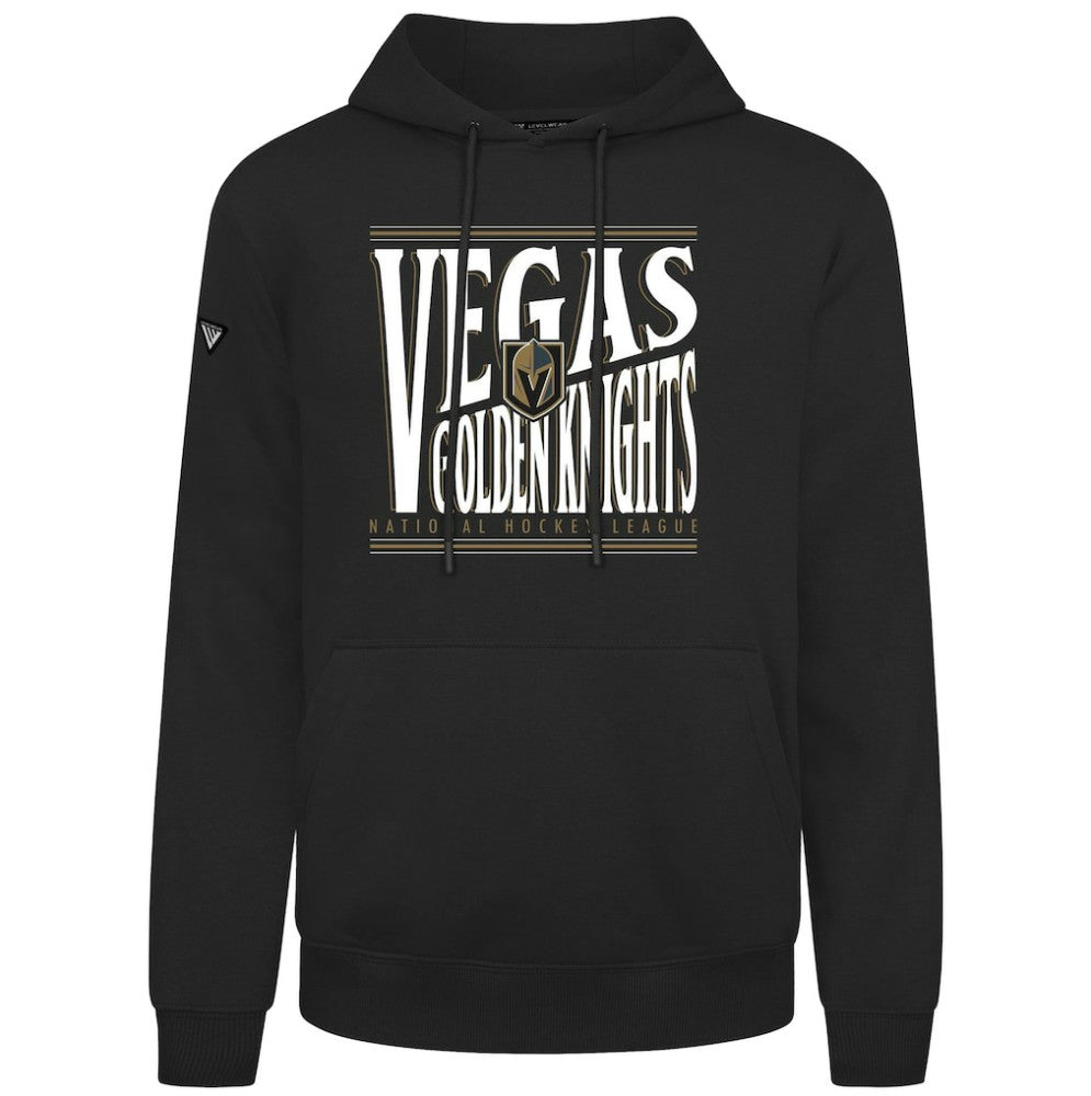 Vegas Golden Knights Levelwear Podium Powerhouse Pullover Hoodie Black