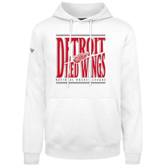 Detroit Red Wings Levelwear Podium Powerhouse Pullover Hoodie White