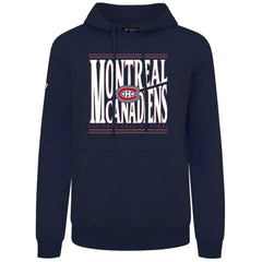 Montreal Canadiens Levelwear Podium Powerhouse Pullover Hoodie Navy