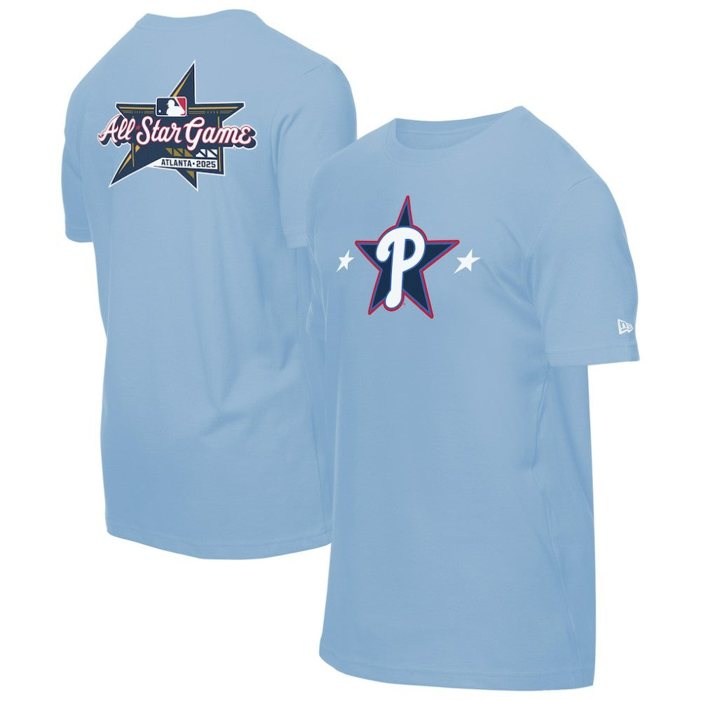 Philadelphia Phillies 2025 MLB All-Star Game Workout T-Shirt Light Blue | New Era