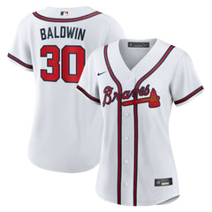 Drake Baldwin Atlanta Braves Women's Home Replica Jersey White | Nike