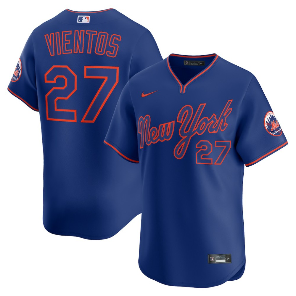 Mark Vientos New York Mets Alternate Limited Player Jersey Royal | Nike