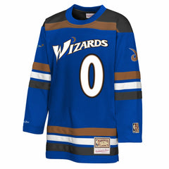 Gilbert Arenas Washington Wizards Youth Maxxed Out 2.0 Fashion Hockey Jersey - Blue