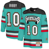 Mike Bibby Memphis Grizzlies Youth Maxxed Out 2.0 Fashion Hockey Jersey Turquoise - Mitchell & Ness