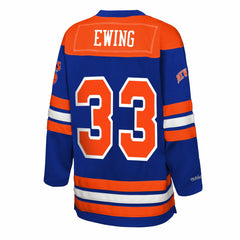 Patrick Ewing New York Knicks Youth Maxxed Out 2.0 Fashion Hockey Jersey - Blue