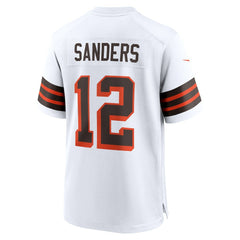 Shedeur Sanders Cleveland Browns 2025 NFL Draft 2nd Alternate Game Jersey - White