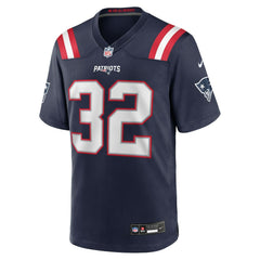 TreVeyon Henderson New England Patriots 2025 NFL Draft Game Jersey - Navy
