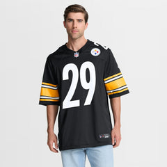 Kyle Dugger Pittsburgh Steelers Team Game Jersey - Black