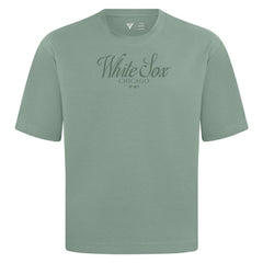 Chicago White Sox Levelwear Ethereal Oversized Luxe Signature Knit T-Shirt Green