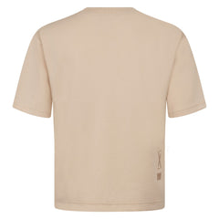 Cleveland Guardians Levelwear Crossway Oversized Luxe Signature Knit T-Shirt Khaki