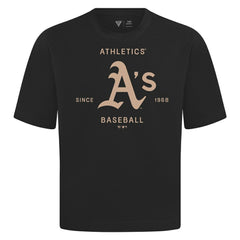 Athletics Levelwear Crossway Oversized Luxe Signature Knit T-Shirt Black