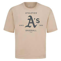 Athletics Levelwear Crossway Oversized Luxe Signature Knit T-Shirt Khaki