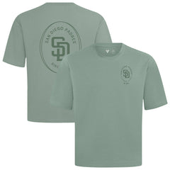 San Diego Padres Levelwear Signet Oversized Luxe Signature Knit T-Shirt Green