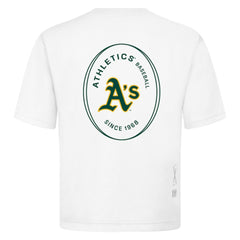 Athletics Levelwear Signet Oversized Luxe Signature Knit T-Shirt White