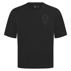 Cleveland Guardians Levelwear Signet Oversized Luxe Signature Knit T-Shirt Black